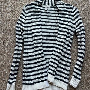 Banana Republic Cardigan Womens XS Open Front Long Sleeve 100% Cotton